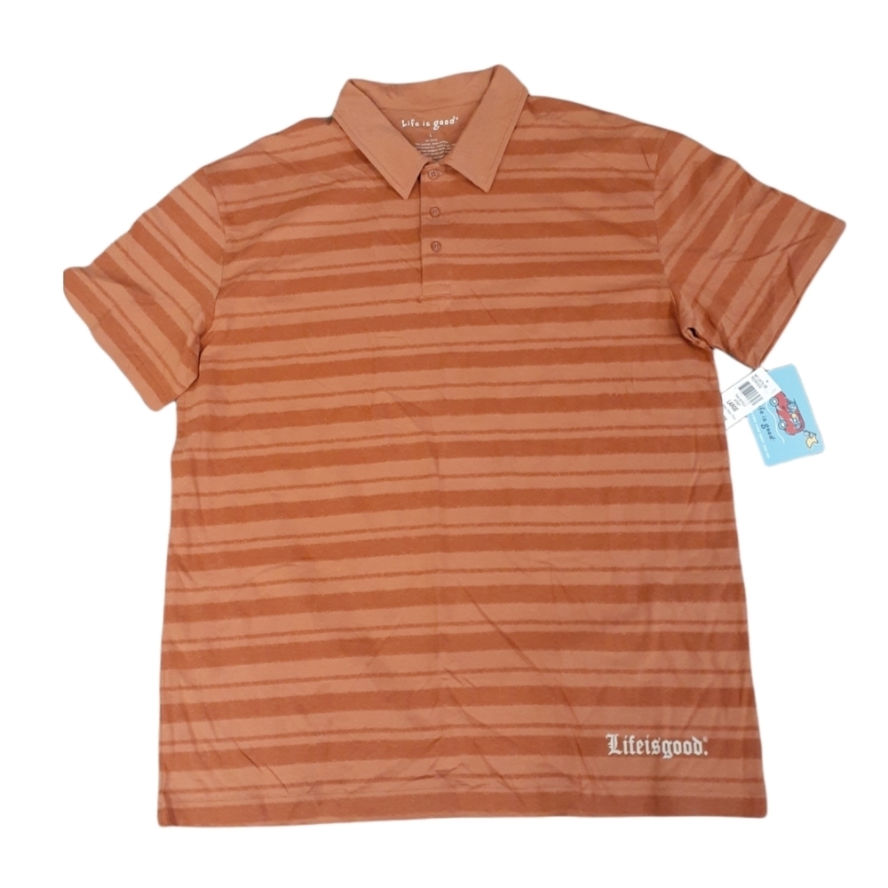 Life Is Good polo NWT